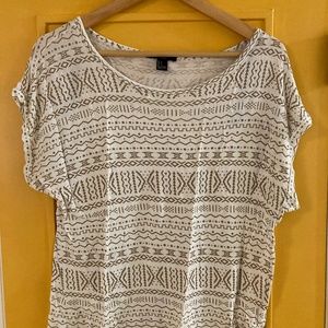 White top with gold designs - small